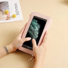 Women's Soft Leather Touch Screen Shoulder Bag