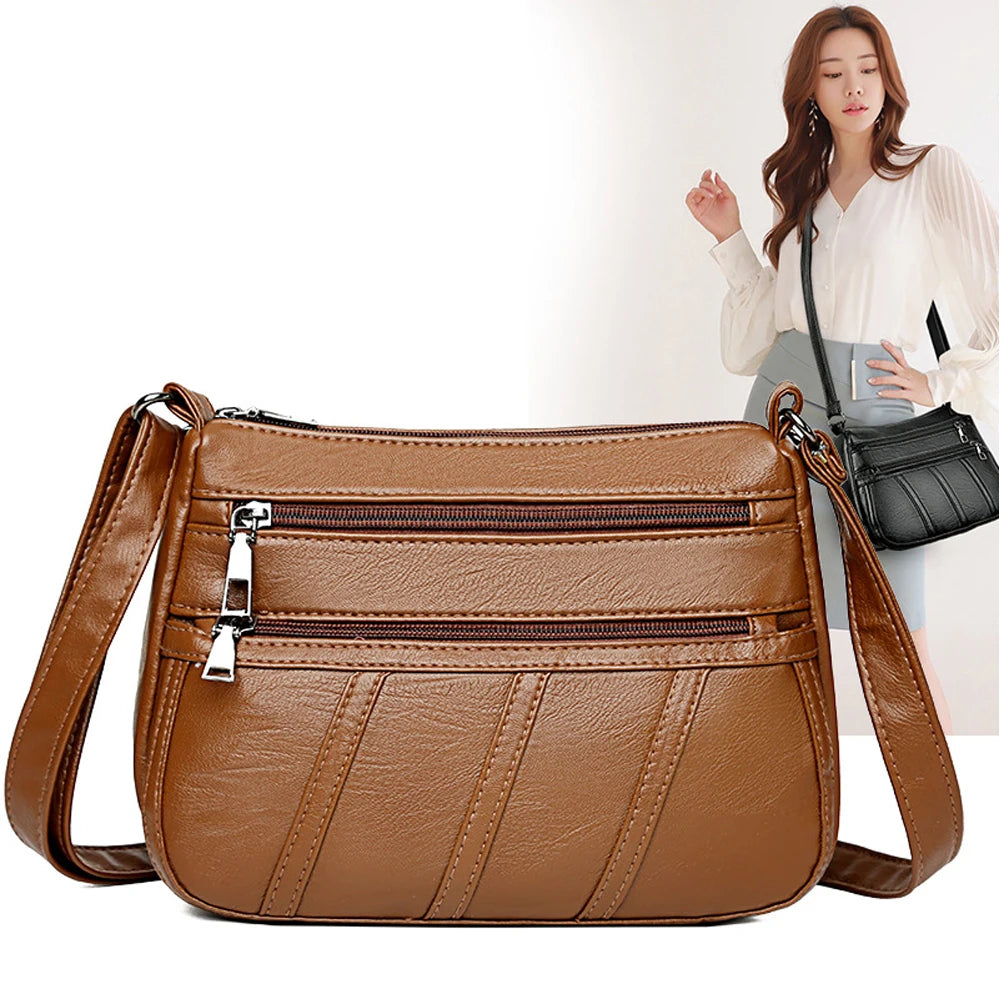 Leather Women Shoulder Bags Ladies Crossbody Bags