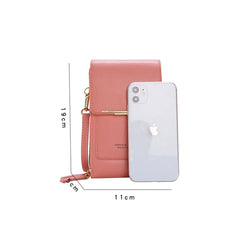 Women's Phone Clutch Bag Touch Screen Wallet Shoulder Bag