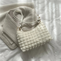 Women's Large Capacity Plaid Shoulder Underarm Bag