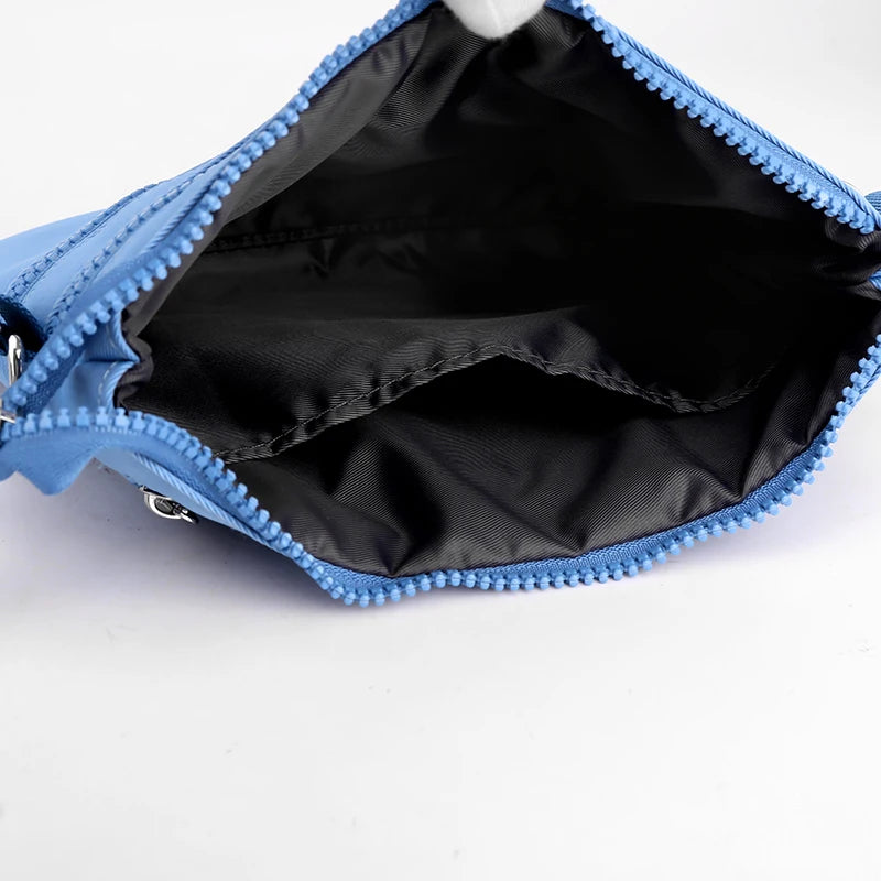 Women's Nylon Shoulder Bag Solid Mobile Phone Waterproof Pack