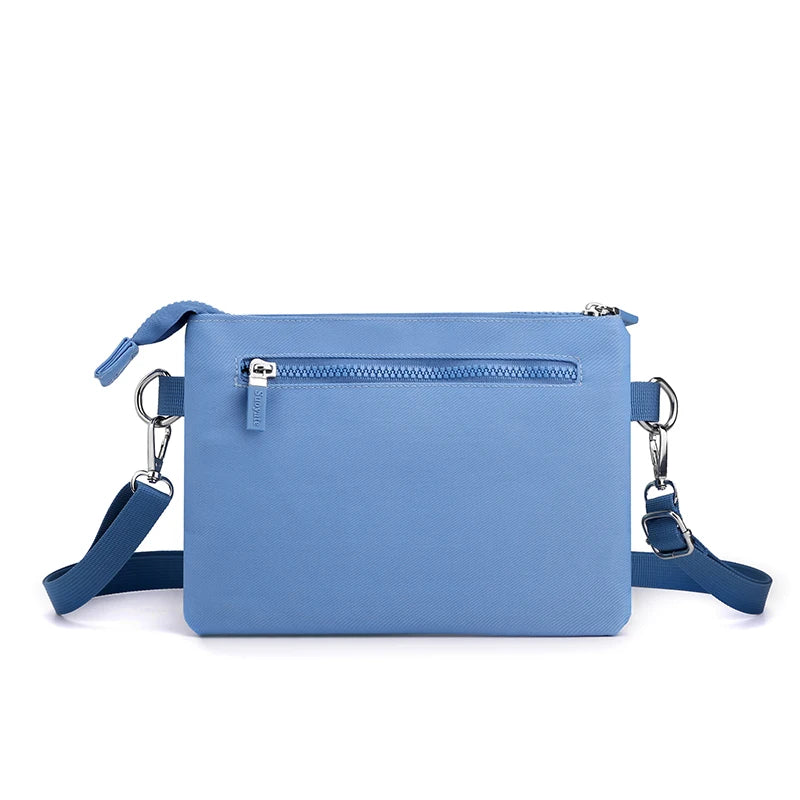 Women's Nylon Shoulder Bag Solid Mobile Phone Waterproof Pack