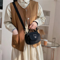 Women Canvas Crossbody Shoulder Messenger Bag Casual Mini Handbags Purse