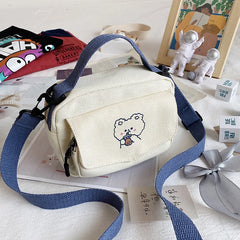 Women Canvas Crossbody Shoulder Messenger Bag Casual Mini Handbags Purse