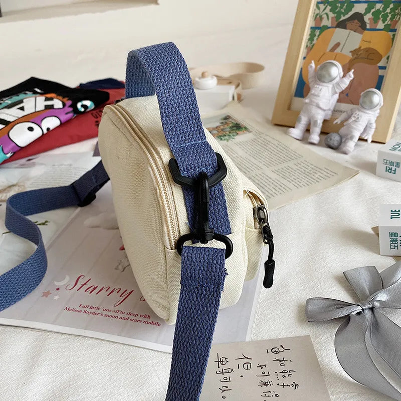 Women Canvas Crossbody Shoulder Messenger Bag Casual Mini Handbags Purse