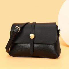 Soft Leather Women Handbags Cowhide Totes Ladies Shoulder Messenger Bag