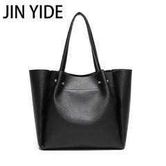 Women's Large Capacity Leather Shoulder Bag Tote