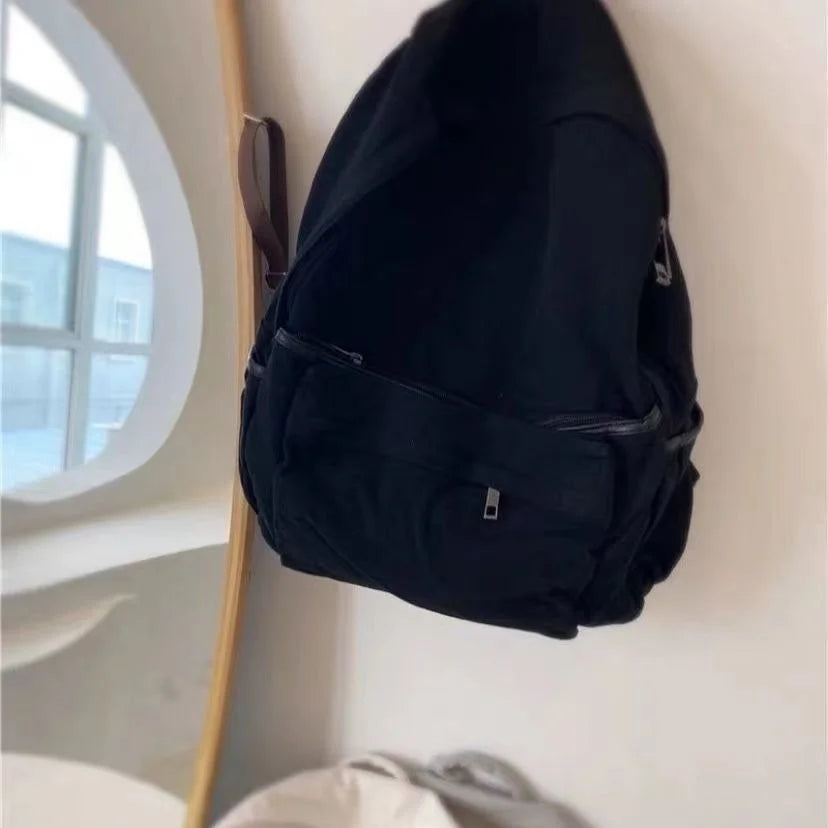 Women's Techwear Gothic Backpack Harajuku Canvas School Rucksack