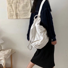 Women's Techwear Gothic Backpack Harajuku Canvas School Rucksack