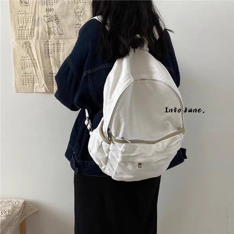 Women's Techwear Gothic Backpack Harajuku Canvas School Rucksack