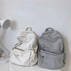 Women's Techwear Gothic Backpack Harajuku Canvas School Rucksack