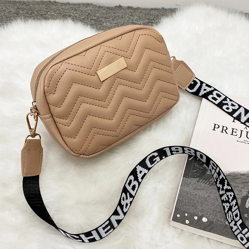 Women's Printed Shoulder Strap Messenger Bag - Small Square Bag 2022