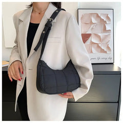 Women's Quilted Tote Shoulder Bag Lightweight Puffy Handbags Crossbody Bag