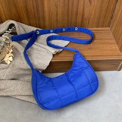 Women's Quilted Tote Shoulder Bag Lightweight Puffy Handbags Crossbody Bag