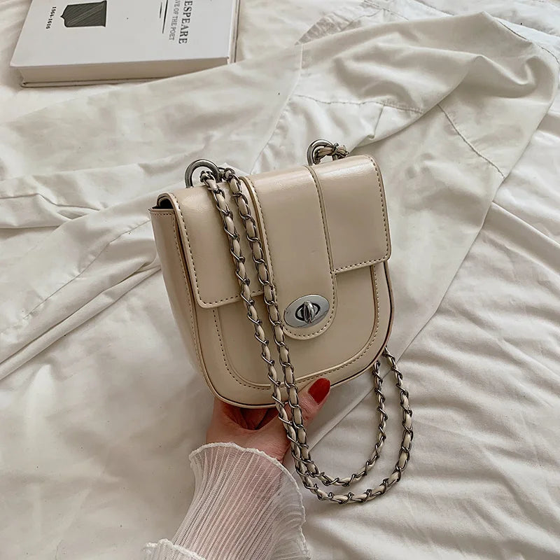 Vintage Leather Women's Shoulder Bag Crossbody Purse