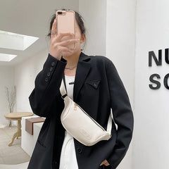 Women's Leather Waist Belt Bag Bananas Handbag