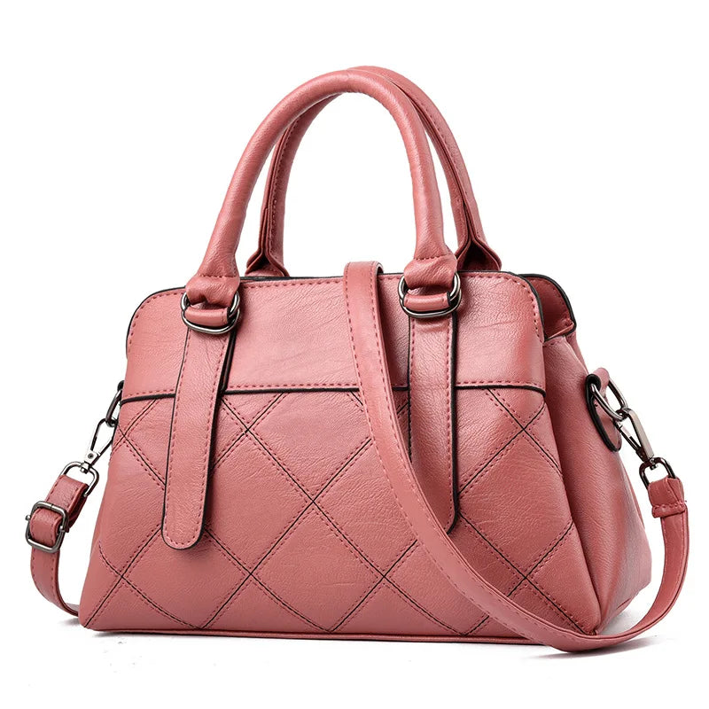 Women's Large Capacity Shoulder Messenger Handbag for Autumn and Winter