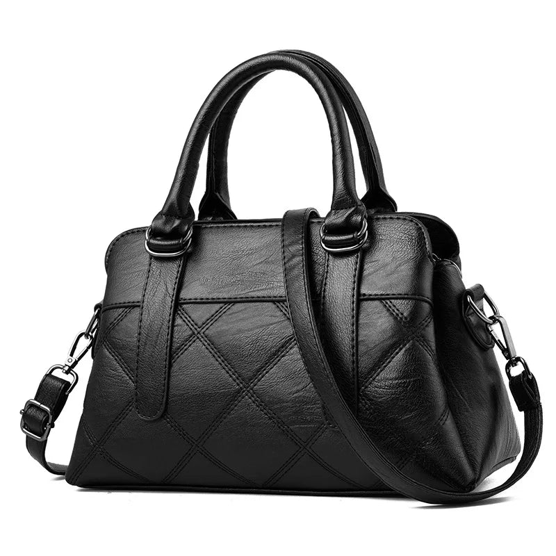 Women's Large Capacity Shoulder Messenger Handbag for Autumn and Winter