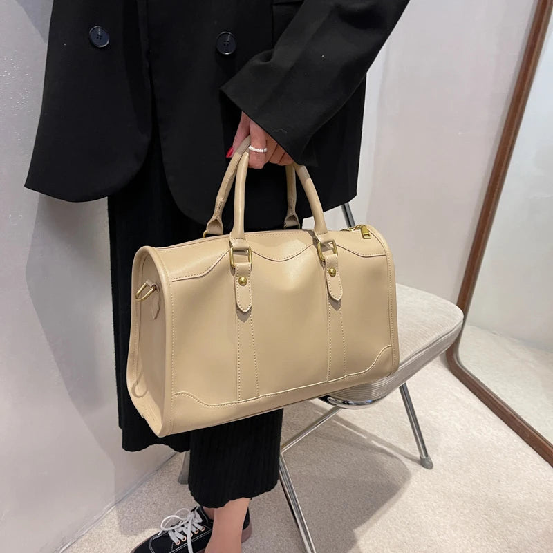 Women's Large Capacity Travel Gym Bag Outdoor Shoulder Crossbody Bag