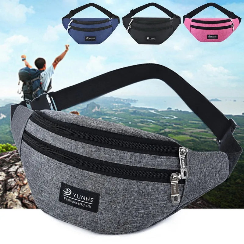 Colorful Waist Bag Fanny Pack Hip Bag Zipper Pouch Packs