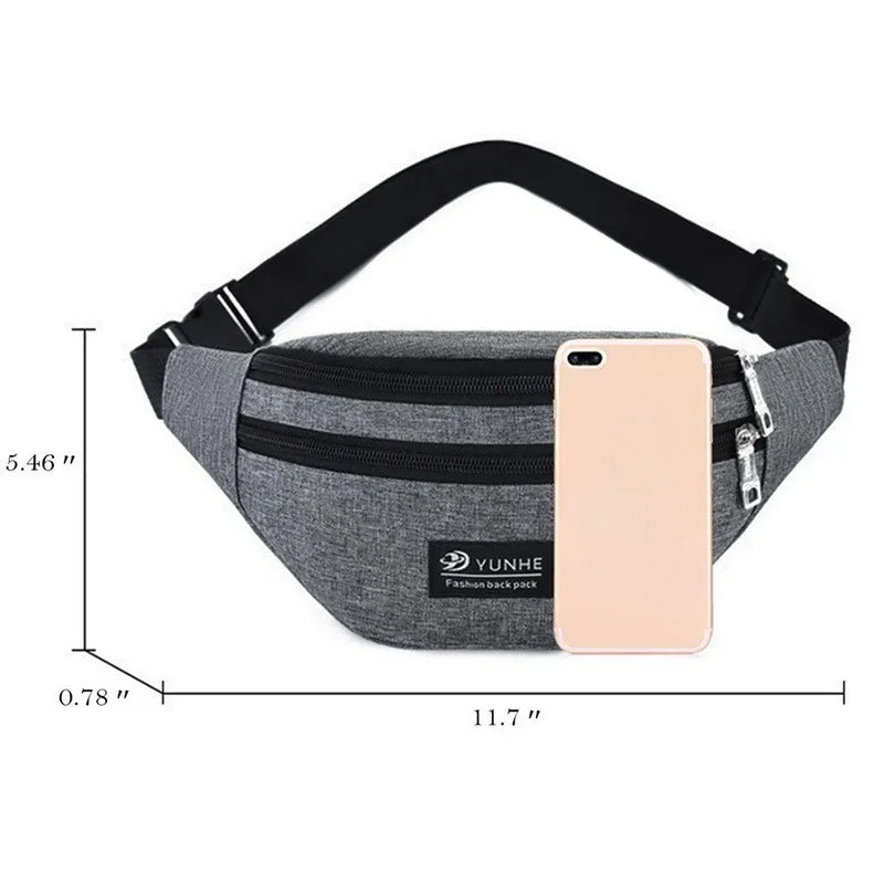 Colorful Waist Bag Fanny Pack Hip Bag Zipper Pouch Packs