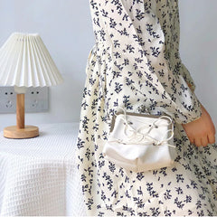 Women's Bowknot Small Bag Chain Shoulder Crossbody Bags
