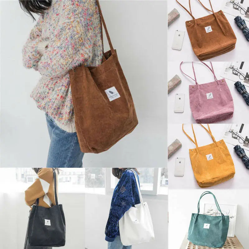 Canvas Tote Large Capacity Handbag Shoulder Bag