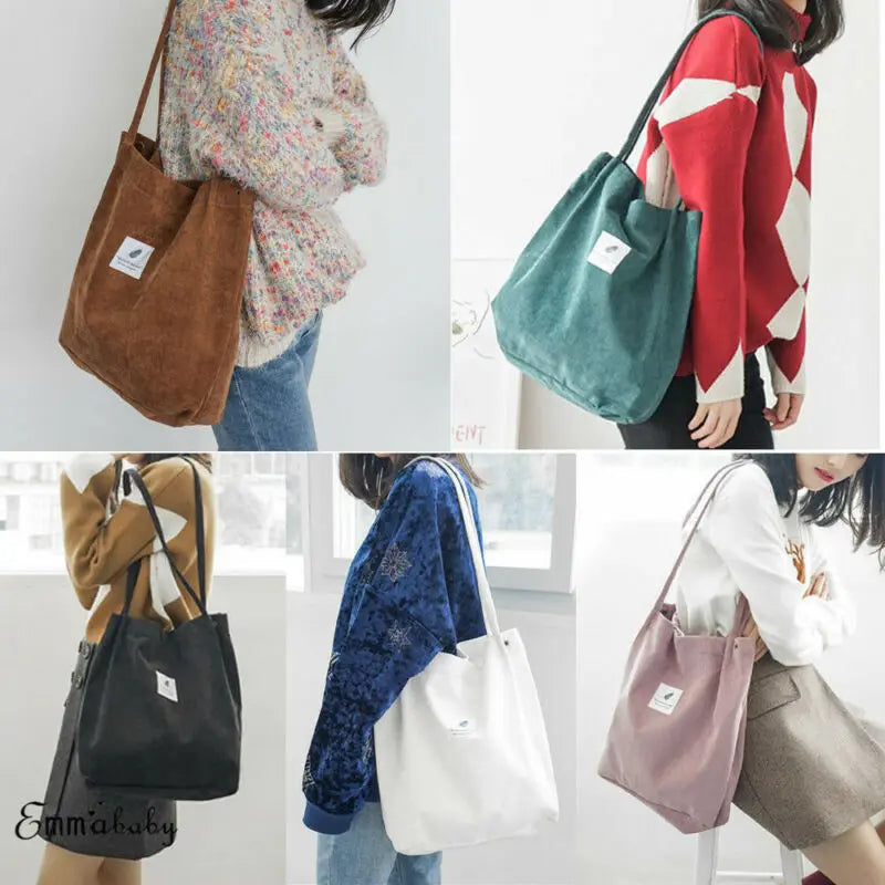 Canvas Tote Large Capacity Handbag Shoulder Bag