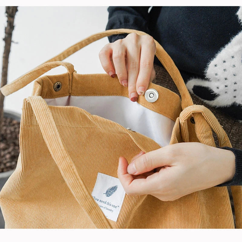 Canvas Tote Large Capacity Handbag Shoulder Bag