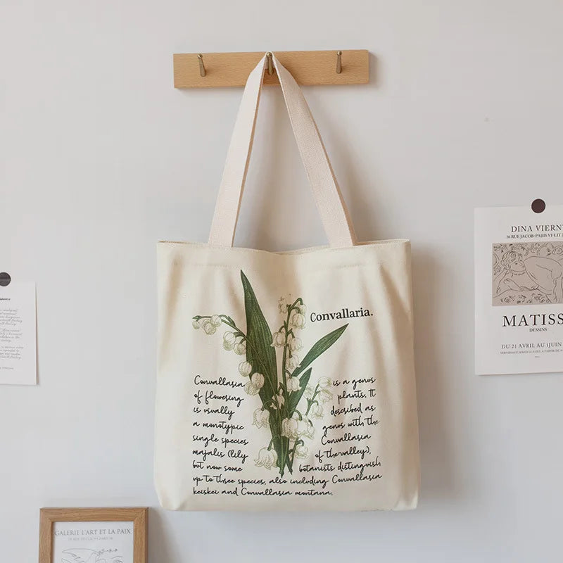 Women's Canvas Shoulder Shopper Bag Eco Large Tote Book Bags
