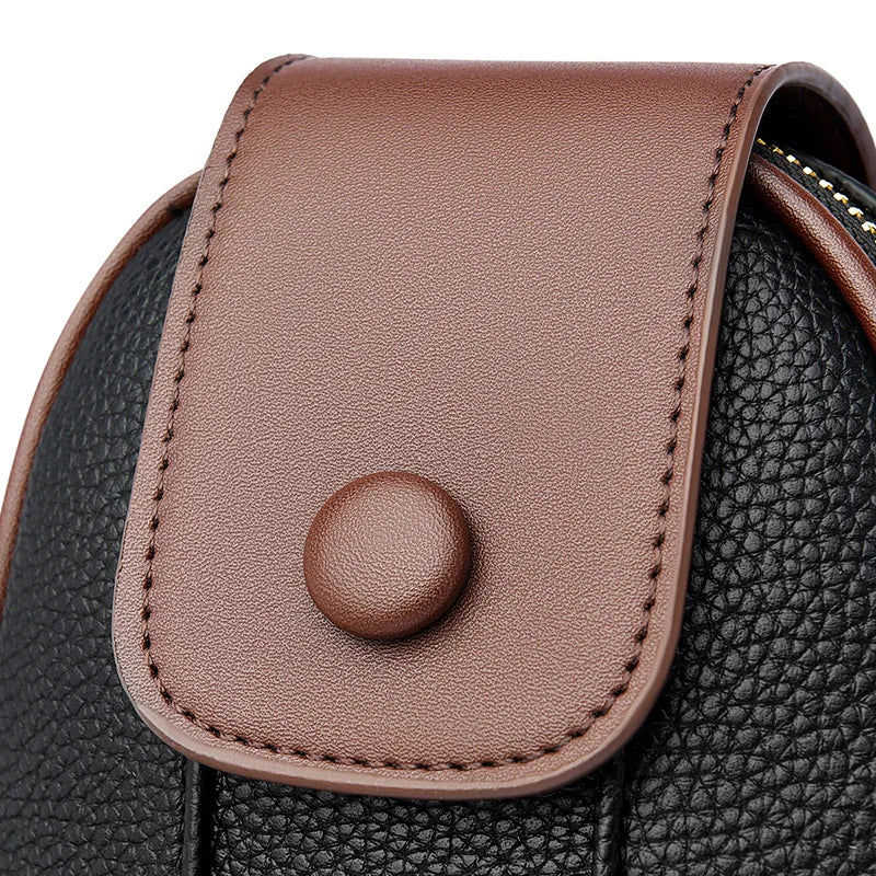 Leather Shoulder Bag Women's Cross Square Messenger Bag