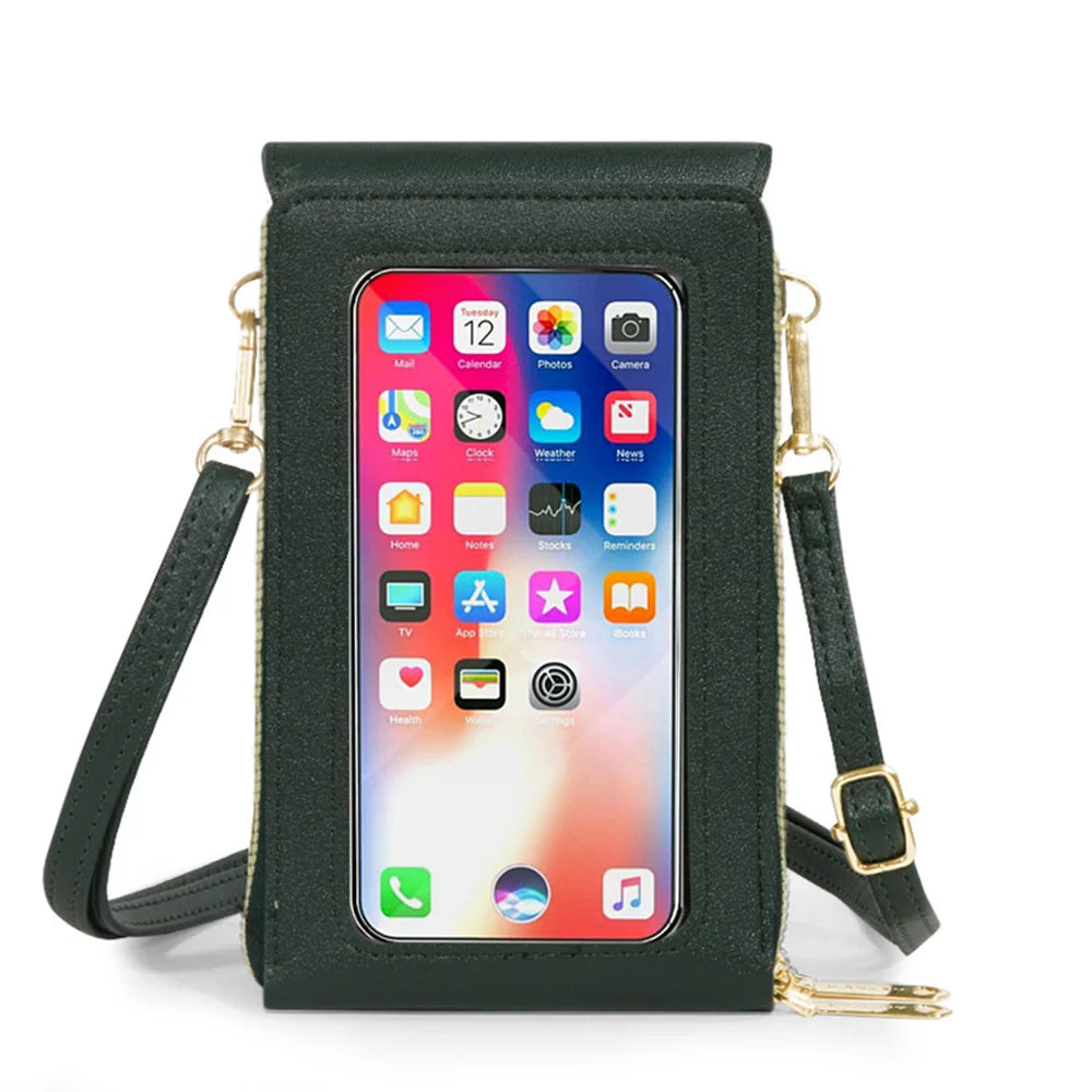 Women's Touch Screen Phone Bag Ladies Purse Wallet