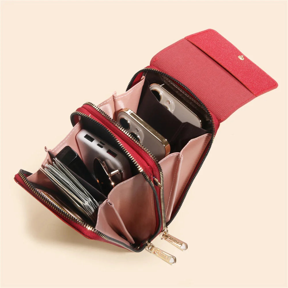 Women's Touch Screen Phone Bag Ladies Purse Wallet