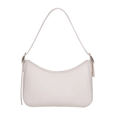 Women's DIY Handbags Retro Solid PU Leather Shoulder Underarm Bag