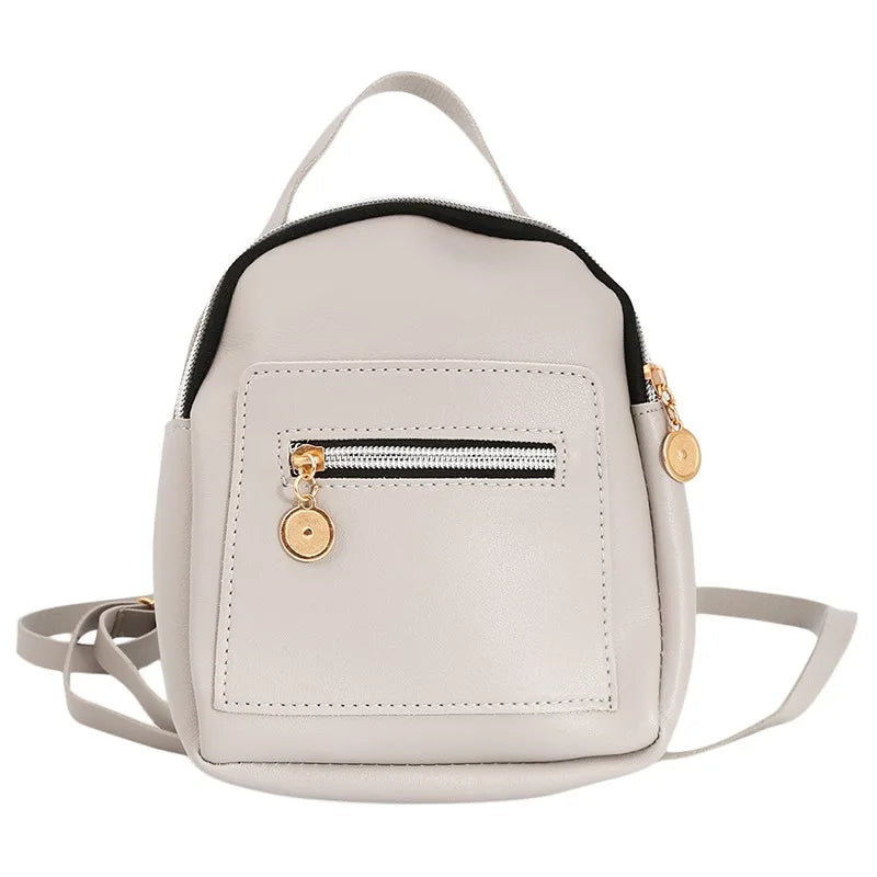 Women's Small Multi-function Backpack Satchel Shoulder Rucksack