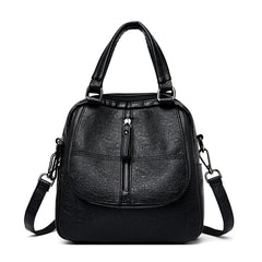 Women's Leather Shoulder Bag for Mobile Phone Keys