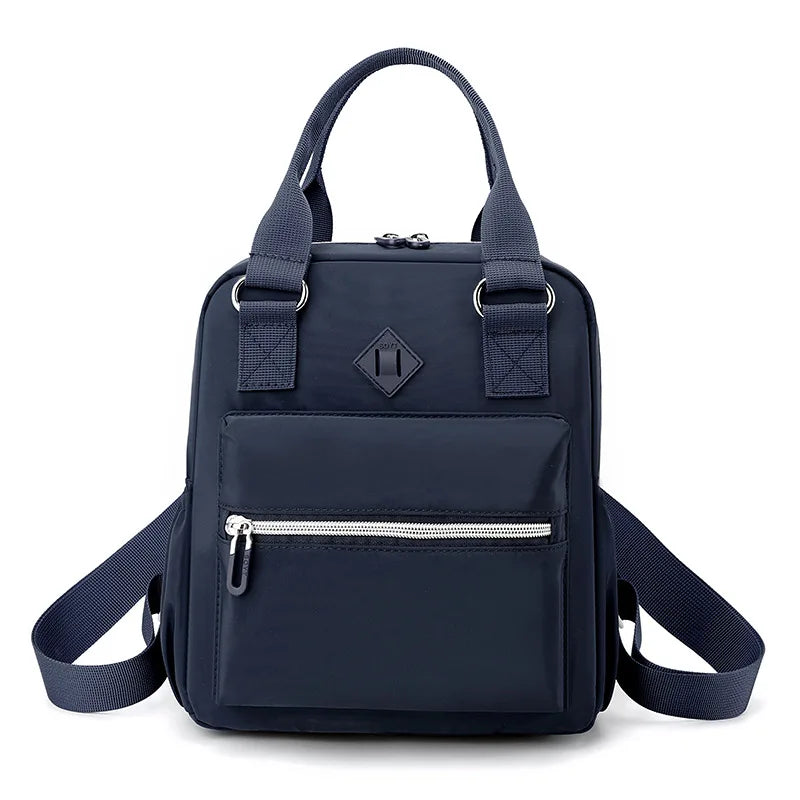 Women's Nylon Handbag Student Schoolbag Lightweight Travel Backpack