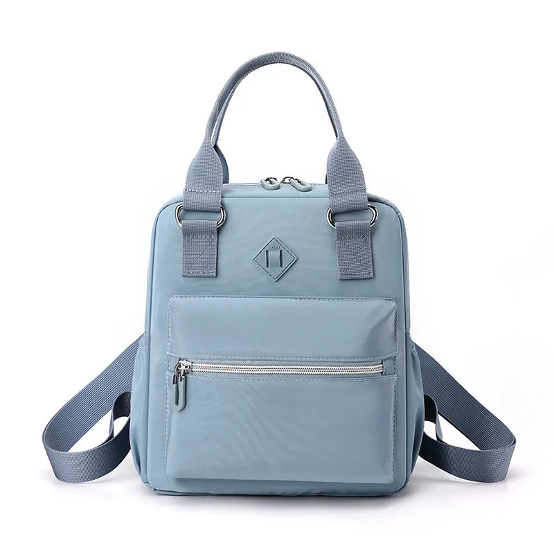 Women's Nylon Handbag Student Schoolbag Lightweight Travel Backpack