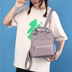 Women's Nylon Handbag Student Schoolbag Lightweight Travel Backpack