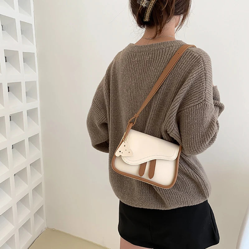 Women's Small Square Bag Casual Shoulder Messenger Handbag