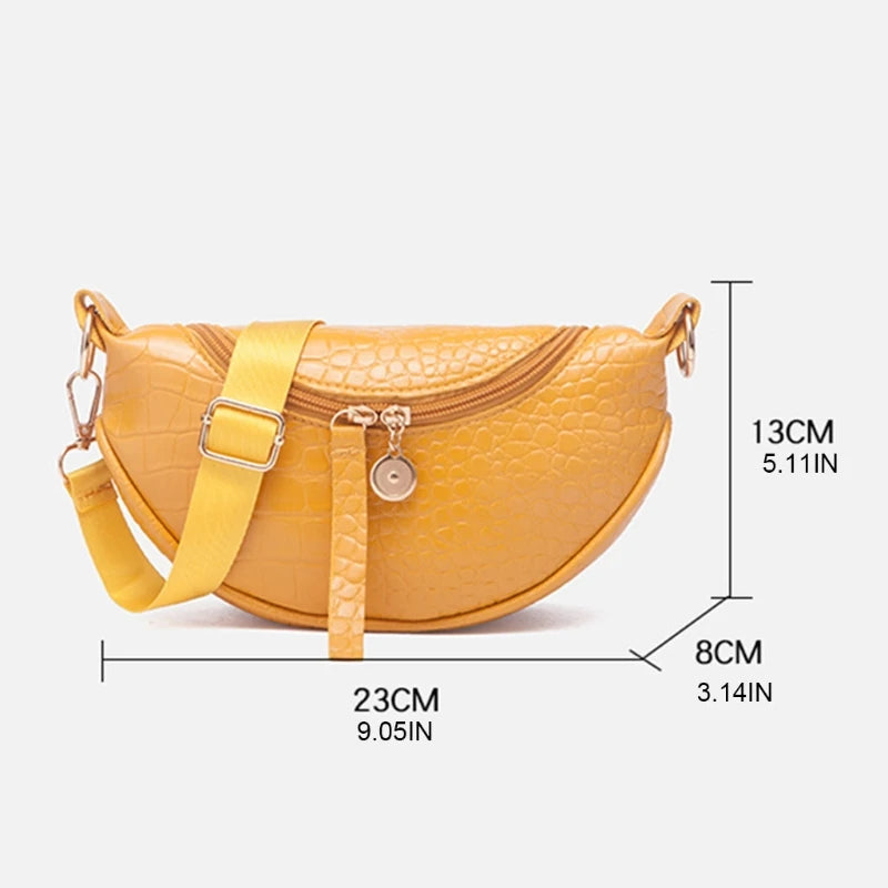 Women's Waist Bag Chest Pocket Fanny Travel Pouch Shoulder Crossbody Bags