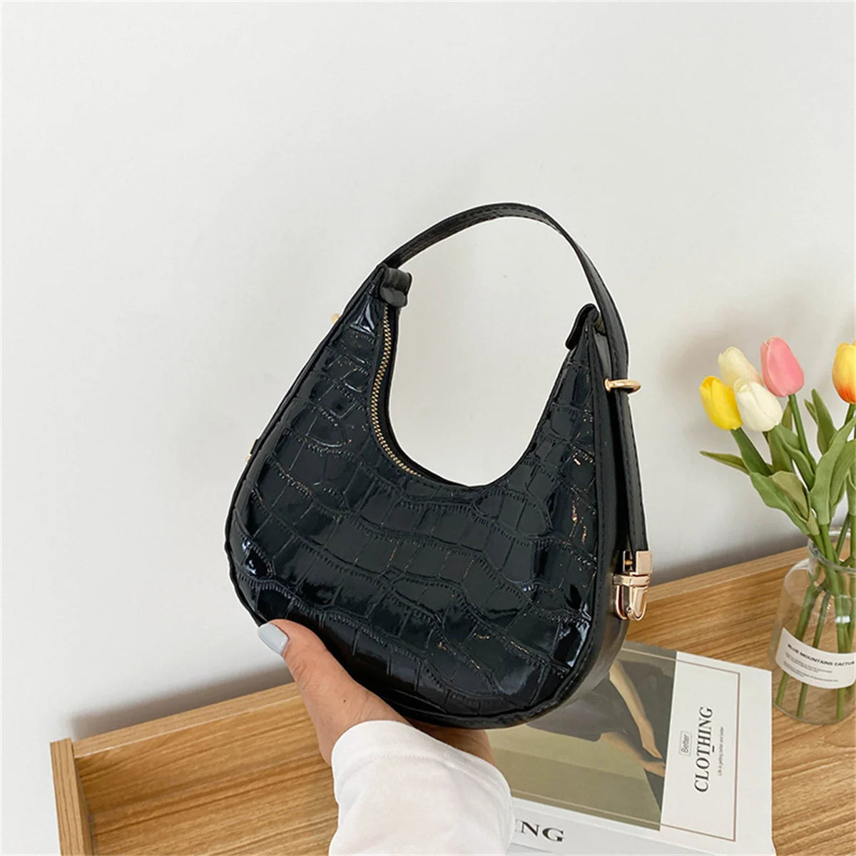 Spring Leather Crossbody Bag for Women