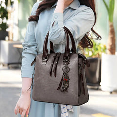 Women's Tote Shoulder Bags 4 Pcs/set Large Capacity Bag Ladies Wallet