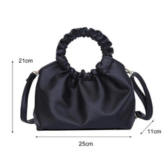 Women's Solid All-match Casual Handbag for Gift