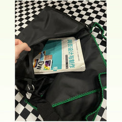 Harajuku Y2K Heart Techwear Crossbody Bag