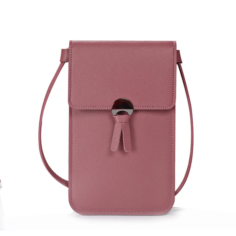 Women's Rabbit Ears Shoulder Bag Touch Screen Phone Purse