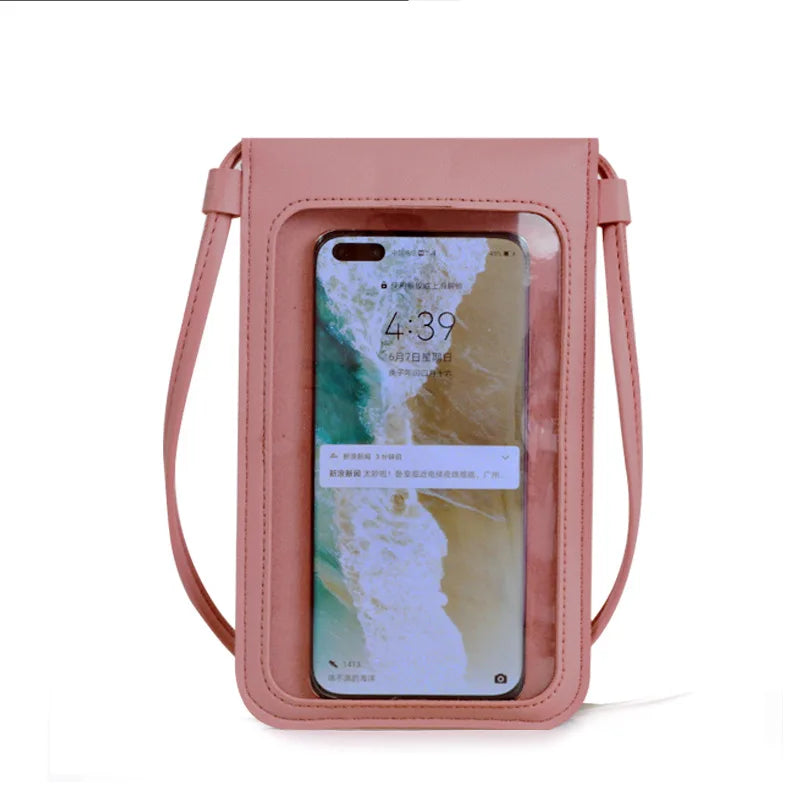 Women's Rabbit Ears Shoulder Bag Touch Screen Phone Purse