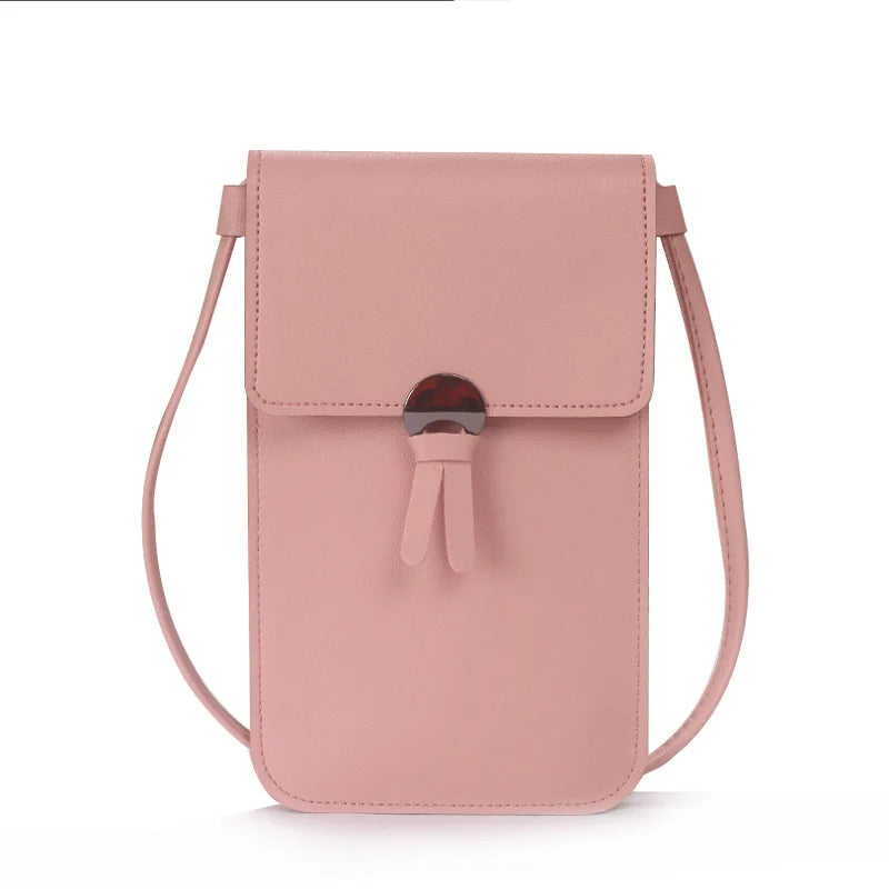 Women's Rabbit Ears Shoulder Bag Touch Screen Phone Purse