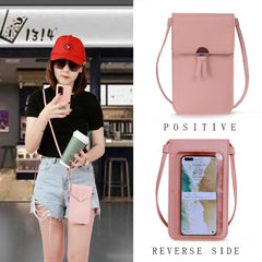 Women's Rabbit Ears Shoulder Bag Touch Screen Phone Purse