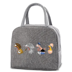 Women's Insulated Thermal Lunch Bag Handbag Kids Lunch Box Cooler Organizer